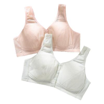 简约无钢圈棉上托防下垂老年内衣