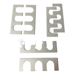 加工定做不锈钢长条u型带孔长方形316加厚垫圈圆形锈垫片304不钢