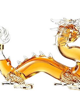 龙形玻璃泡酒瓶高档礼盒