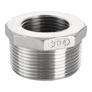 304不锈钢补芯异径内外丝变径补心外丝直接接头内丝6分变4分外丝