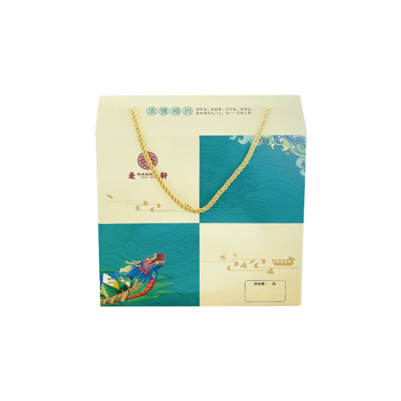 麦轩鲜肉咸鸭蛋豆沙粽子礼盒520g