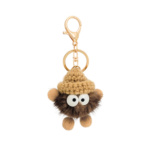 龙骧mini饺子包挂件三宅一生挂饰小煤球可爱的丑东西情侣玩偶公仔