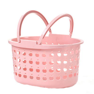 圆形镂空购物篮手提篮塑料篮