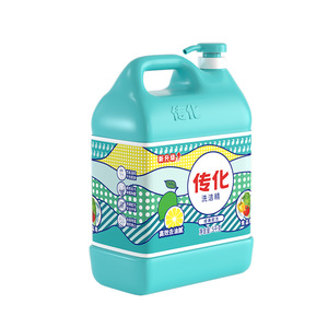 传化大桶洗洁精家用5kg瓶装厨房商用餐饮去油专用10斤装果蔬净