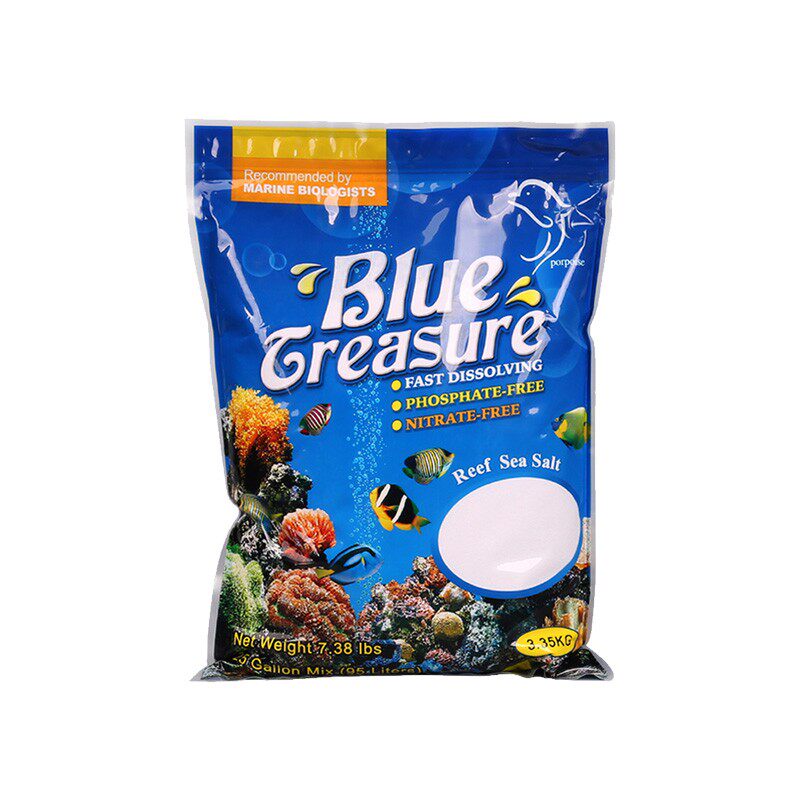 蓝色珍品海盐软体硬骨珊瑚盐