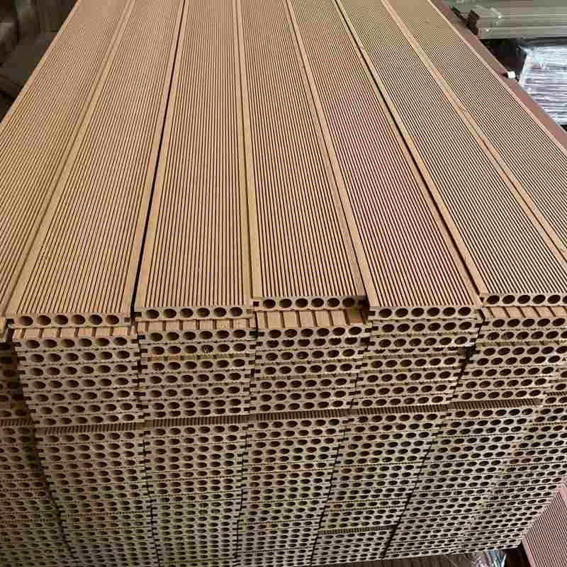 塑木地板户外露台庭院防腐木公园栈道别墅室外二代共挤阳台木塑板