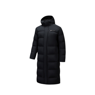 安踏羽绒丨中长款鹅绒服男子冬季防泼水连帽防风羽绒服外套6