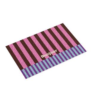 孟菲斯狂想丝圈地垫防滑蹭土可擦洗脚垫耐脏高级感可裁剪入户门垫