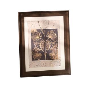 美式复古实木画框空框装裱大相框挂墙素描a4油画裱框拼图框架定制