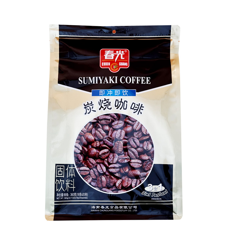 春光海南文昌炭烧咖啡速溶三合一