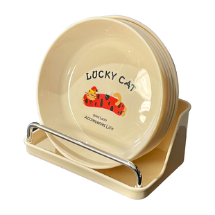 可爱吐骨盘食品级碟子水果盘骨头碟家用客厅餐桌放小吃零食小盘子