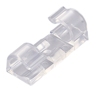 日式透明电线夹粘贴式电线墙面台桌走线固定器贴墙壁整理线夹大小