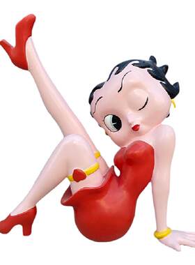现代玻璃钢贝蒂betty雕塑摆件