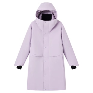 【三防长款鹅绒】英氏儿童羽绒服冬季男女童长款户外极寒冲锋外套