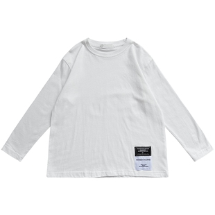 女童长袖打底衫春款洋气童装上衣2026新款韩版儿童装纯色T恤秋装