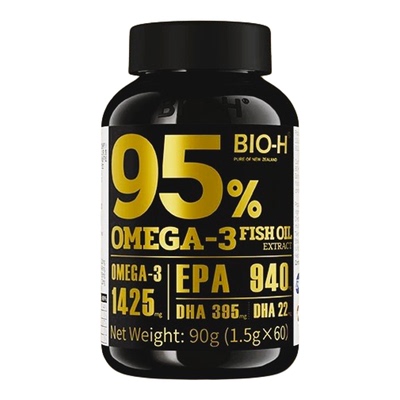 原装进口BIOH佰澳和健身95%高纯度鱼油omega3免疫成人EPA学生DHA