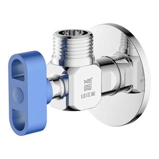 过江龙冷热角阀家用全铜热水器三角阀马桶大流量球阀防爆J031