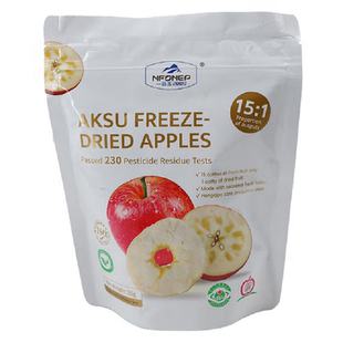 一品玉新疆阿克苏冻干苹果圈水果脆片原味非油炸孕妇健康零食25g