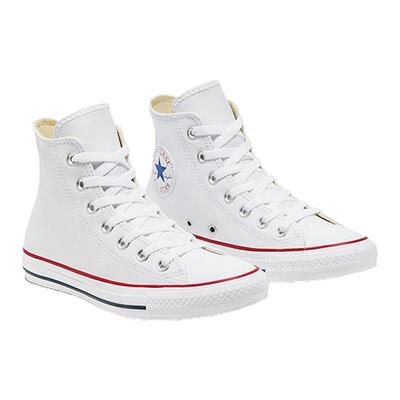 Converse/匡威女款经典all star休闲高帮板鞋白色帆布鞋132169C