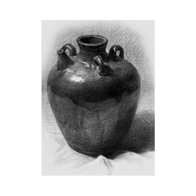 素描静物临摹卡高清单体组合结构儿童画册基础美术教程书入门教材