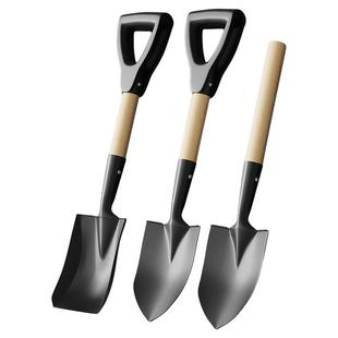 园艺铁锹赶海挖沙铲子铁锨家用加厚挖土植树除雪铲种菜户外小铲子