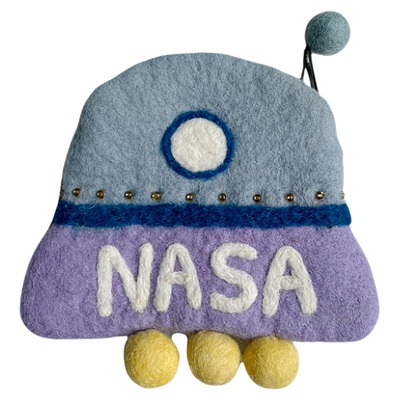 ins风手工羊毛毡包创意零钱包