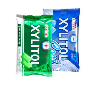 进口lotte乐天木糖醇口香糖无糖薄荷清新口气清凉糖果网红爆款