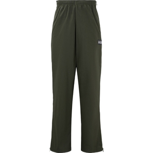 【折扣】032c 男士直筒贴花棉质橄榄绿色混纺长裤