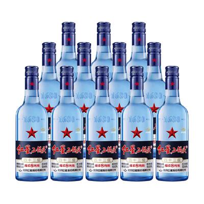 红星二锅头43度白酒500ml×12瓶