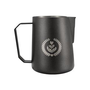 MUVNA意式咖啡拉花杯304不锈钢尖嘴拉花缸450/600ml打奶缸奶泡杯