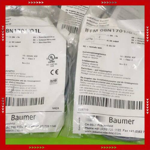 【问价】Baumer堡盟接近开关IFFM 08N1701/01L传感
