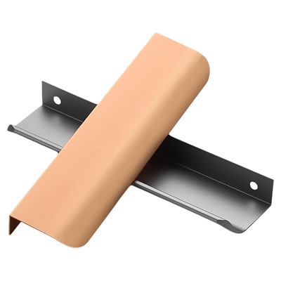 隐形拉手衣柜门现代简约长款把手