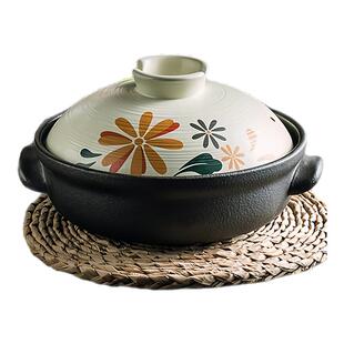 明火砂锅燃气灶专用砂锅煲家用陶瓷煲汤锅可炒菜的砂锅煮粥啫啫煲