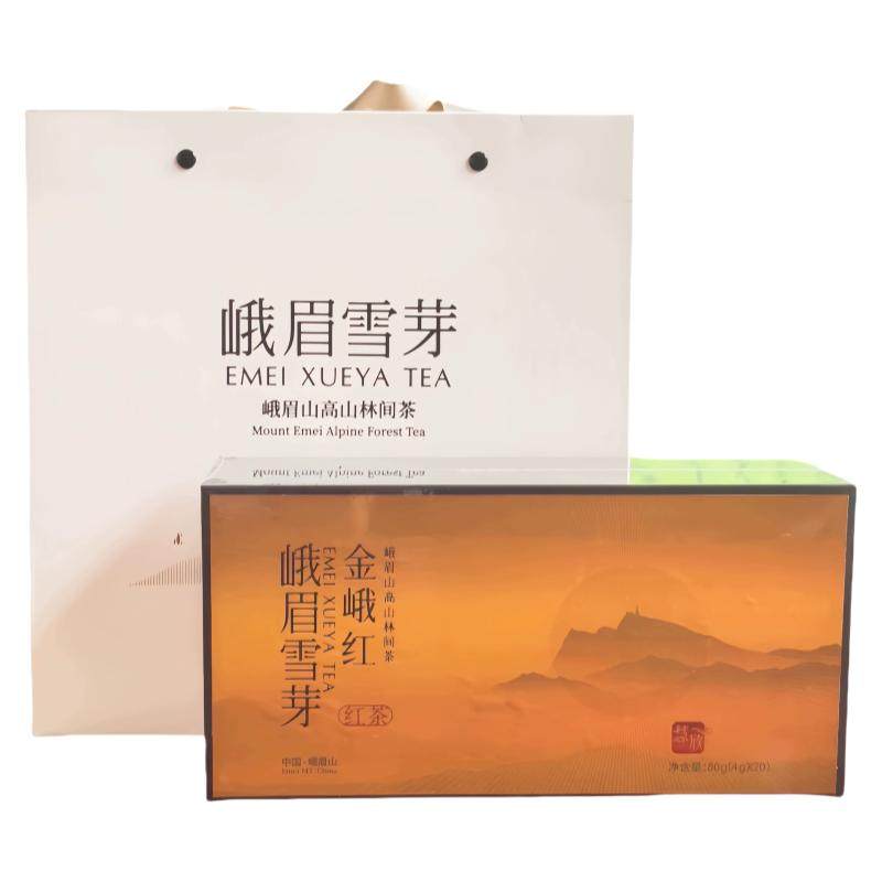 四川峨眉高山红茶金峨红慧欣礼盒