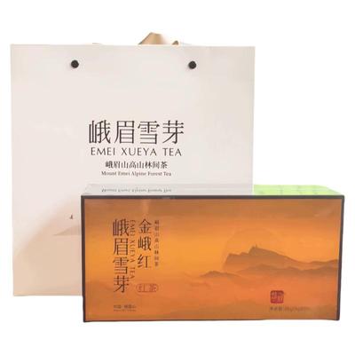 四川峨眉高山红茶金峨红慧欣礼盒