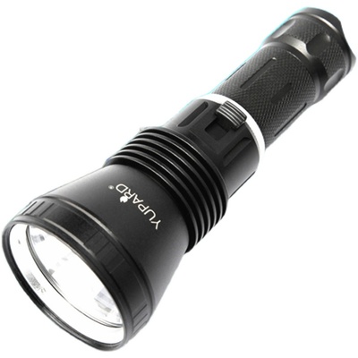 p200潜水手电筒黄光超亮强光防水