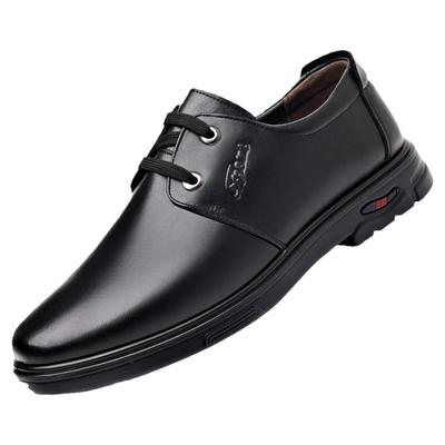 新款真皮百搭休闲皮鞋防滑防水防油厨房厨师鞋轻便软底耐磨工作鞋