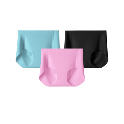 螃蟹秘密冰丝凉感3A抗菌女士内裤