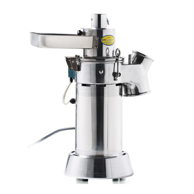 厂家直销鼎历分级双腔流水式粉碎机 不锈钢三七中药材磨粉机商用