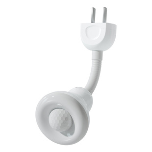 220V直插电式人体感应小夜灯走廊过道楼梯卫生间夜间智能无线壁灯