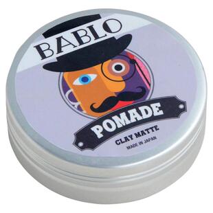 日本BABLO POMADE哑光发蜡发泥发油背头蓬巴杜卷发造型自然无光泽