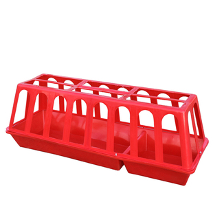 家用鸡食槽防撒养殖用品鸭鹅食槽喂鸡料槽饲料桶自动喂食器饮水器