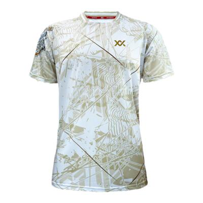 MAXX夏新款透气吸汗圆领羽毛球服