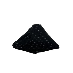 法式布艺波点三角抓夹赫本风后脑勺盘发夹高级感气质半扎发鲨鱼夹