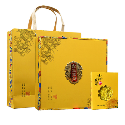 菊花茶金丝一朵特级火下礼盒装