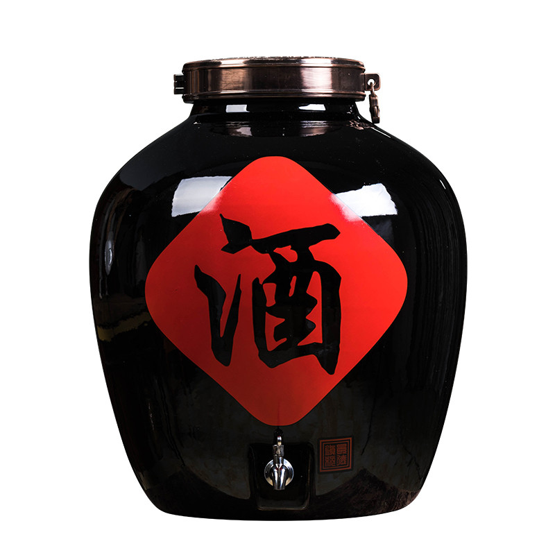 0景德镇陶瓷大号密封储酒罐