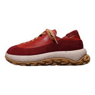 CROOKED CARD 26S水洗马皮日系复古做旧厚底勃肯鞋男女情侣增高鞋