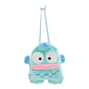 三丽鸥正版人鱼汉顿束口袋可爱毛绒抽绳收纳包包卡通丑鱼手提挂袋