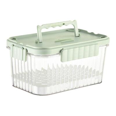 SHCJ户外手提保鲜露营冰盒带叉子