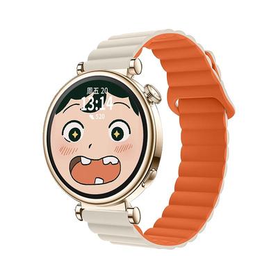 uhada华为手表新款硅胶磁吸表带